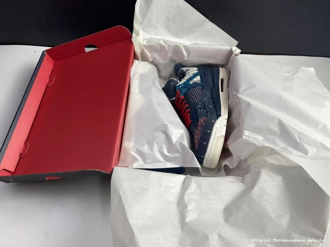Official Maikesneakers SE Sashiko Retro Jordan 4 CW0898-400 Air 0722